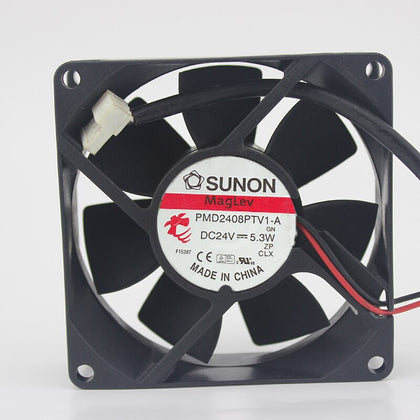 Sunon PMD2408PTV1-A  80mm Cooling Fan 8025 8CM 24V 5.3W Inverter Industrial Cooler