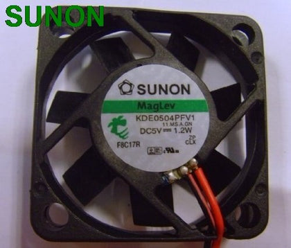 Sunon Maglev KDE0504PFV1 DC 5V 1.2W 2Wire Server Inverter Axial Cooling Fans