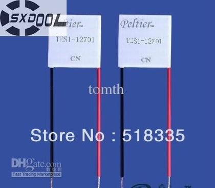 SXDOOL Peltier TES1-12701 30*30MM 1A 15.4V 8.7W 127couples 30*30MM Thermoelectric Cooler Peltier Plate Manufacturer Warranty