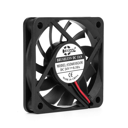 SXDOOL SXD6010S24M 60mm 60*60*10mm Slim DC 24V 0.10A Axial Case Servier Inverter Cooling Fan 4000RPM 18.1CFM