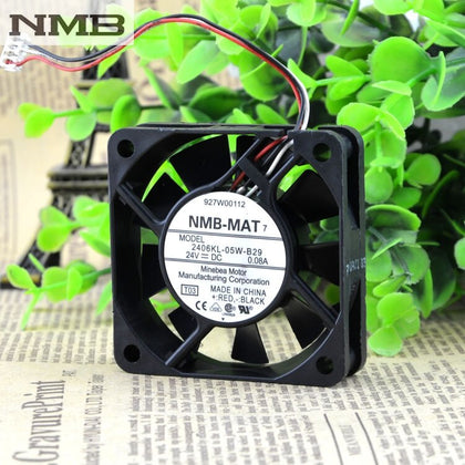 NMB 6015 2406KL-05W-B29 24V 0.08A 3 Line Drive Cooling Fan