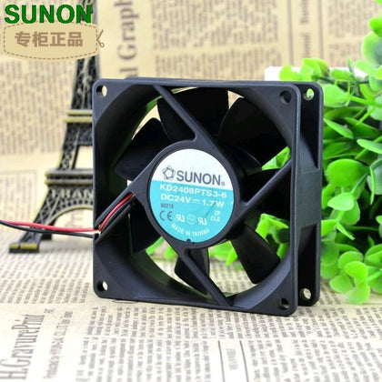 Sunon KD2408PTS3-6 DC24V Axial Cooling Fan Radiator Fan 8025 80mm 80*80*25 Mm