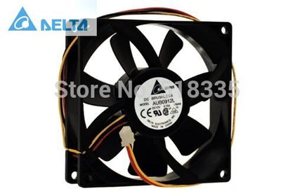 Delta AUB0912L DC 12V 3-Wire P/N: 299P310B20 WD-57734, WD-60C10, WD-60C9, WD-65737, WD-60735, WD-65638 Cooling Fan