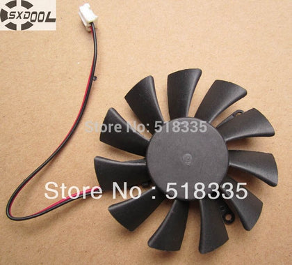 SXDOOL  Power Pitch 3.2-3.8-4.3cm Diameter 5.5cm PLD06010S12HH Graphics Card Fan