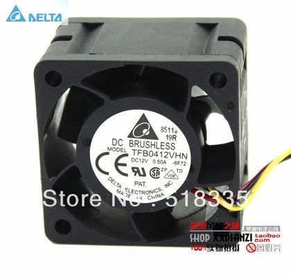 Delta TFB0412VHN 4CM 40MM 4028 40*40*28MM  12V 0.5A Wind Capacity Dual Ball Bearing Fan