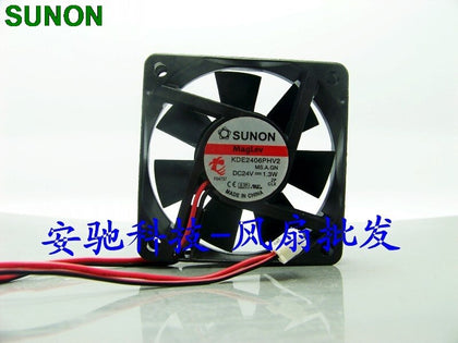 SUNON KDE2406PHV2 24V DC 60x60x15mm Brushless Cooling Fan - product photo 2