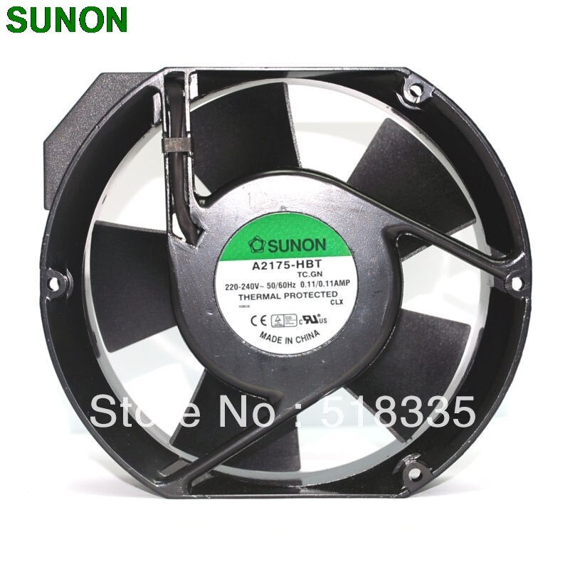 Sunon A2175 HBT AC Fan 171x151x5 Mm 17CM 17251  230VAC 50 60Hz