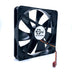 DF1402512SEDN 140x140x25mm 12V DC 0.06A Axial Cooling Fan