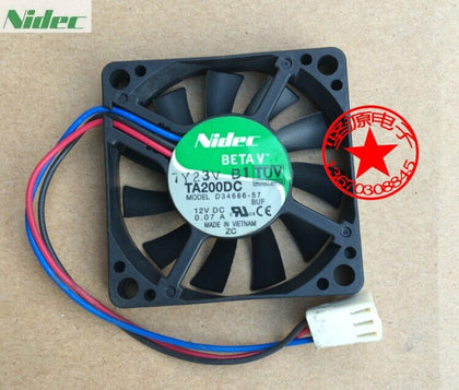 Nidec TA200DC D34666-57 BUF 50mm 5cm DC12V 0.07A 5010 Cooling Fans Cooler