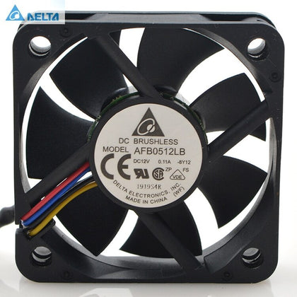 Delta AFB0512LB 5015 5CM 0.11A 4-wire Speed Ball Silent Cooling Fan