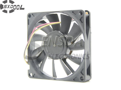 SXDOOL 8015 8cm 80mm 80*80*15 Mm DC 12V  0.12A 3-wire 3 Pin Dual Ball Bearing Cooling Fan High Quality Customized Accept