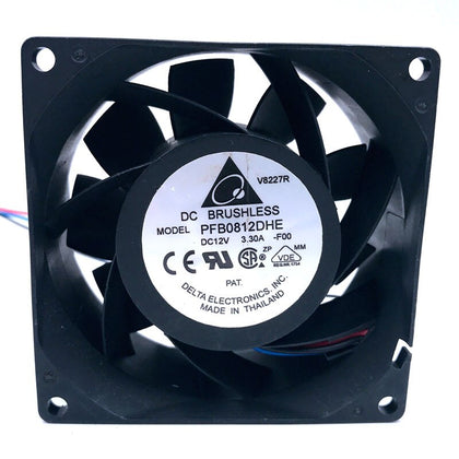 Delta PFB0812DHE 12V DC 80x80x38mm Brushless Cooling Fan - product photo 2