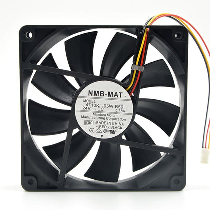 NMB  4710KL-05W-B59 12025 12CM 24V 0.38A Alarm Signal RD Inverter Cooling Fan