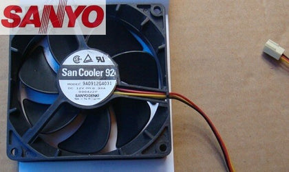 Sanyo 9A0912G4031 9A0912G4061 DC 12V 0.39A 9025 Server Inverter Cooling Fan