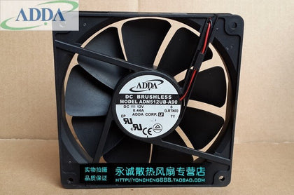 135x135x25mm Cooling Fan  ADDA ADN512UB-A90 13525 12V 0.44A  13.5cm Dual Ball Bearing Chassis Fan
