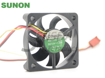 Sunon DC Fan KD1205PFB1 5x5x1 5cm DC12V 1.6W Axial Cooling Fan