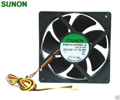 Sunon DC Fan PMD1212PMB1  12CM 1238 12038 120*120*38MM 12x12x3.8cm 12V 19.2W Cooling Fan