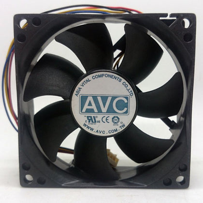 AVC DS08025T12HP028 12V DC 80x80x25mm Brushless Cooling Fan - product photo 2