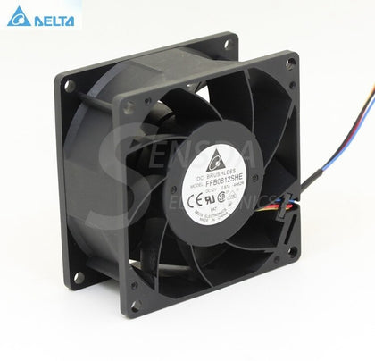 Delta FFB0812SHE 80mm DC12V 0.87A Server Cooling Fans Server Square Fan 3-wire 80x80x38mm