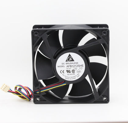 Delta AFB1212SHE 12038 12cm 1.6A 12v 4wire PWM Cooling Fan 120*120*38mm