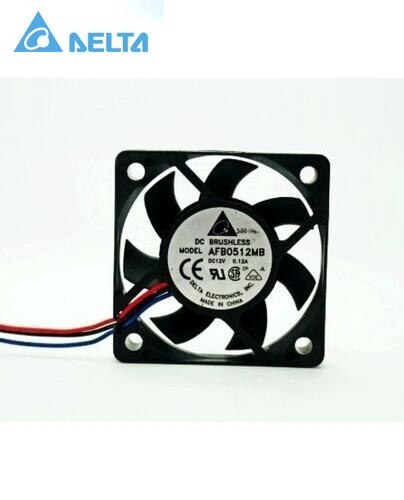 Delta AFB0512MB 5015 12V 0.12A High Speed Double Ball Case Fan