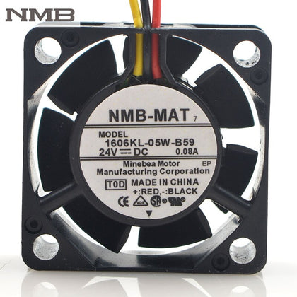 NMB 4015 1606KL-05W-B59 L02 24V 0.08A FH6-1742 3Wire Cooling Fan