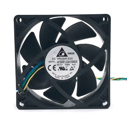 Delta AFB0812SH 12V DC 80x80x25mm Brushless Cooling Fan - product photo 2