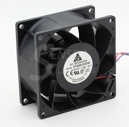 Delta FFB0812EHE 12V DC 80x80x38mm Brushless Cooling Fan - product photo 2