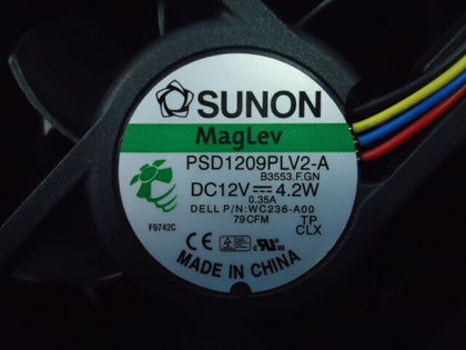 SUNON PSD1209PLV2-A 12V DC 90x90x32mm Brushless Cooling Fan - product photo 2