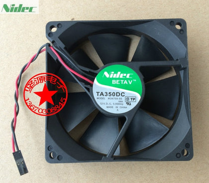 Nidec TA350DC M34709-55 9025 12V 0.50A 90mm 9cm Inverter Cooling Fan Double Ball Bearing