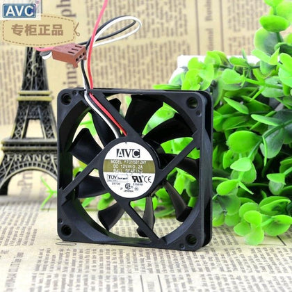 AVC F7015B12MY 7015 12V 0.2A Dual Ball Bearing Fan Three Lines