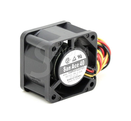 Sanyo 109P0412J3123 12V DC 40x40x28mm Brushless Cooling Fan - product photo 2