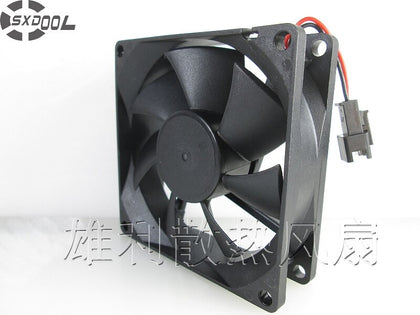 SXDOOL     TX8025L12S 12V 0.08A 8CM 80x80x25mm Quiet Cooling Fan