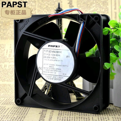 PAPST TYP 5214N/28HHI 27V 12.2W 450mA 12738 127mm Axial Fan