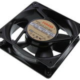 NMB 4715FS-23T-B50-D00 119x119x38mm 230V AC axial cooling fan label view