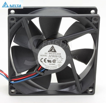 Delta Electronics AFB0912L -R00 DC12V 0.15A 3-wire Server Inverter Axial Cooling Fans 92x92x25mm