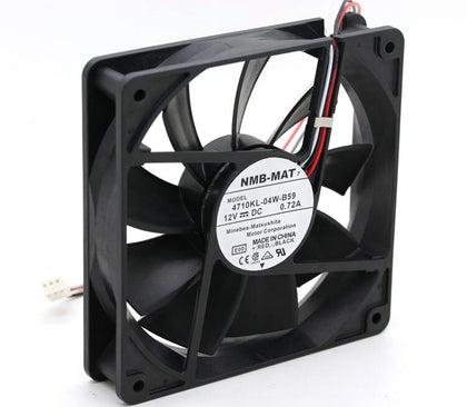 NMB 4710KL-04W-B59 12V DC 120x120x25mm Brushless Cooling Fan - product photo 2