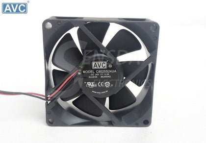 AVC C8025s24ua 24v 0.3a Inverter Fan 8cm 8025 80x80x25mm 80mm Server Inverter Blower Cooling Cooler