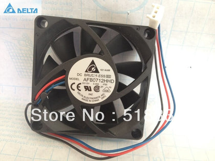 Delta AFB0712HHD 7015 70*70*15MM 12V 0.30A three-wire CPU 70mm Cpu Fan