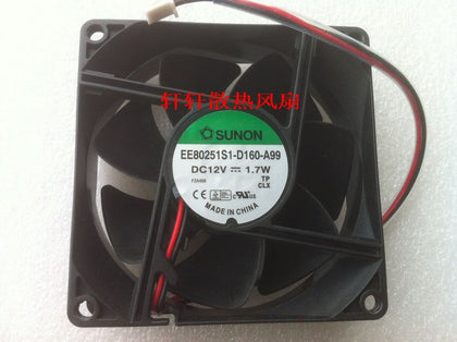 SUNON EE80251S1-D160-A99 12V DC 80x80x25mm Brushless Cooling Fan - product photo 2