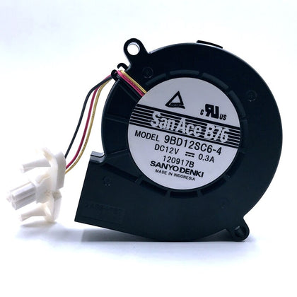 Sanyo Denki 9BD12SC6 12V DC 70x70x20mm DC Blower Fan - product photo 2