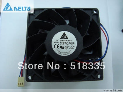 Delta FFB0912EHE 92*92*38MM 12V 1.50A  Axial Case Cooling Fan