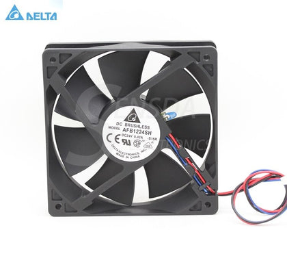 Delta AFB1224SH 12025 120mm 12cm DC 24V 0.42A Tempreture Sensor 3-pin Server Inverter Cooling Fans Axial