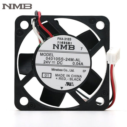 NMB 04010SS-24M-AL 4010 24V 0.04A 40mm 40*40*10mm Silent Quiet Axial Mini Cooling Fan