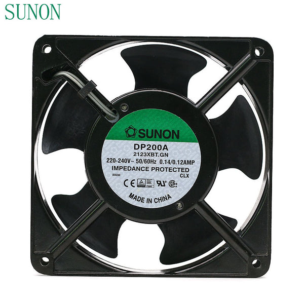 AC 220V 120mm fan Sunon DP200A 2123XBT.GN 0.14A 12038 120*38mm industr –  COOLINGFANSTORE