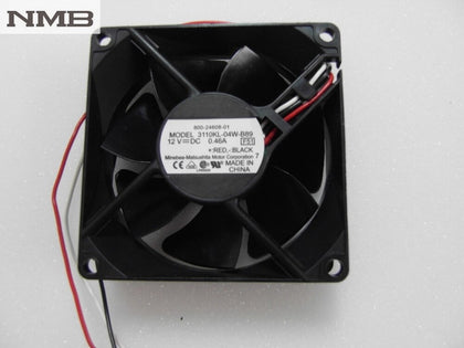 NMB 3110KL-04W-B89 8025 12V 0.46A Duall Ball Bearing Cooling Server Axial Fan