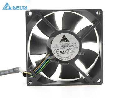 Delta AUB0812VH Pwm DC12V 0.41A 80mm Computer Cpu Case Axial Cooling Fan