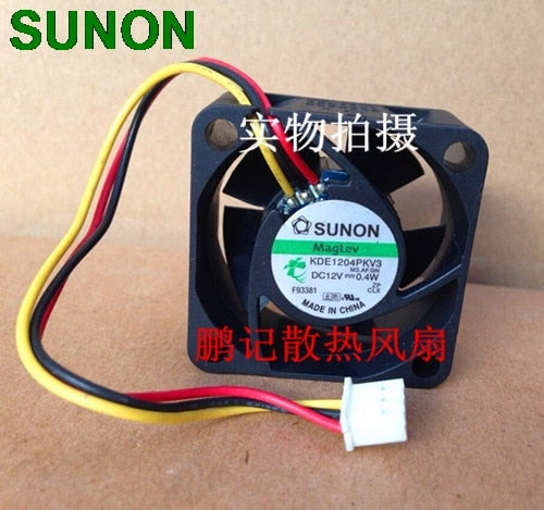 Sunon KDE1204PKV3 4020 40X40X20 DC 12V 0.40W Server Inverter Cooling Fan