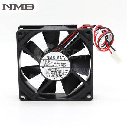 NMB 3108NL-05W-B39 8020 8CM 24V 0.09A three-wire Inverter Fan