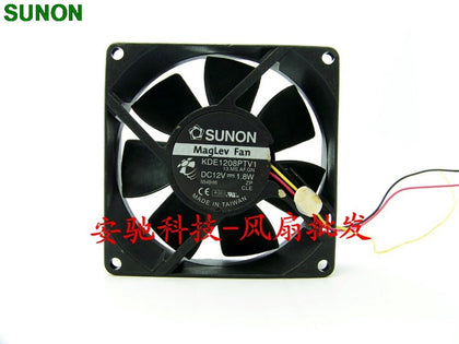 Sunon KDE1208PTV1 12V 1.8W 8cm Chassis Power Supply Cooling Fan